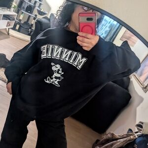 Minnie Mouse Black Sweater